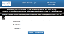 Tablet Screenshot of payments.roysecity.com